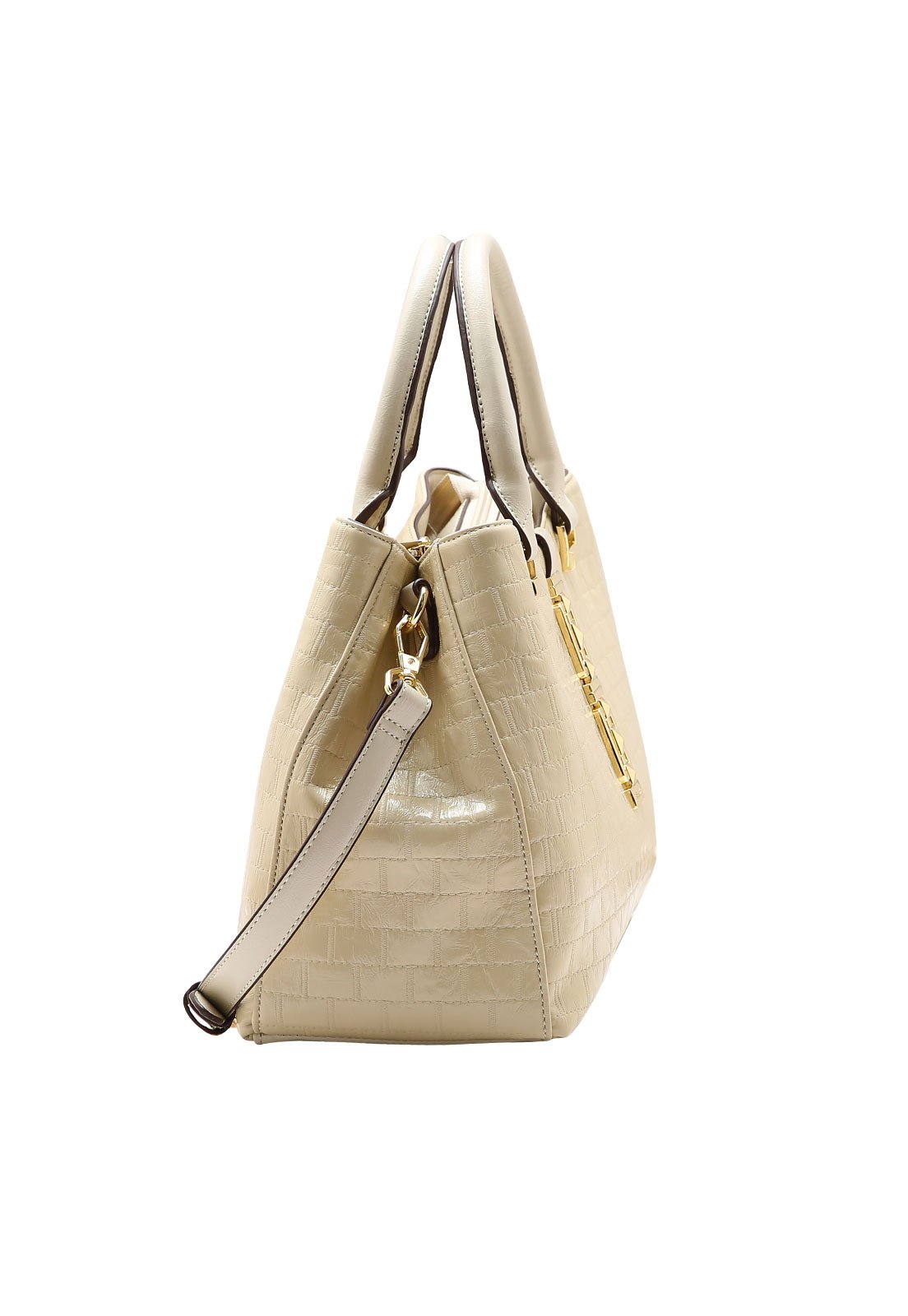 Bolsa Feminina Chenson Mão Matelasse Elegance Bege 2