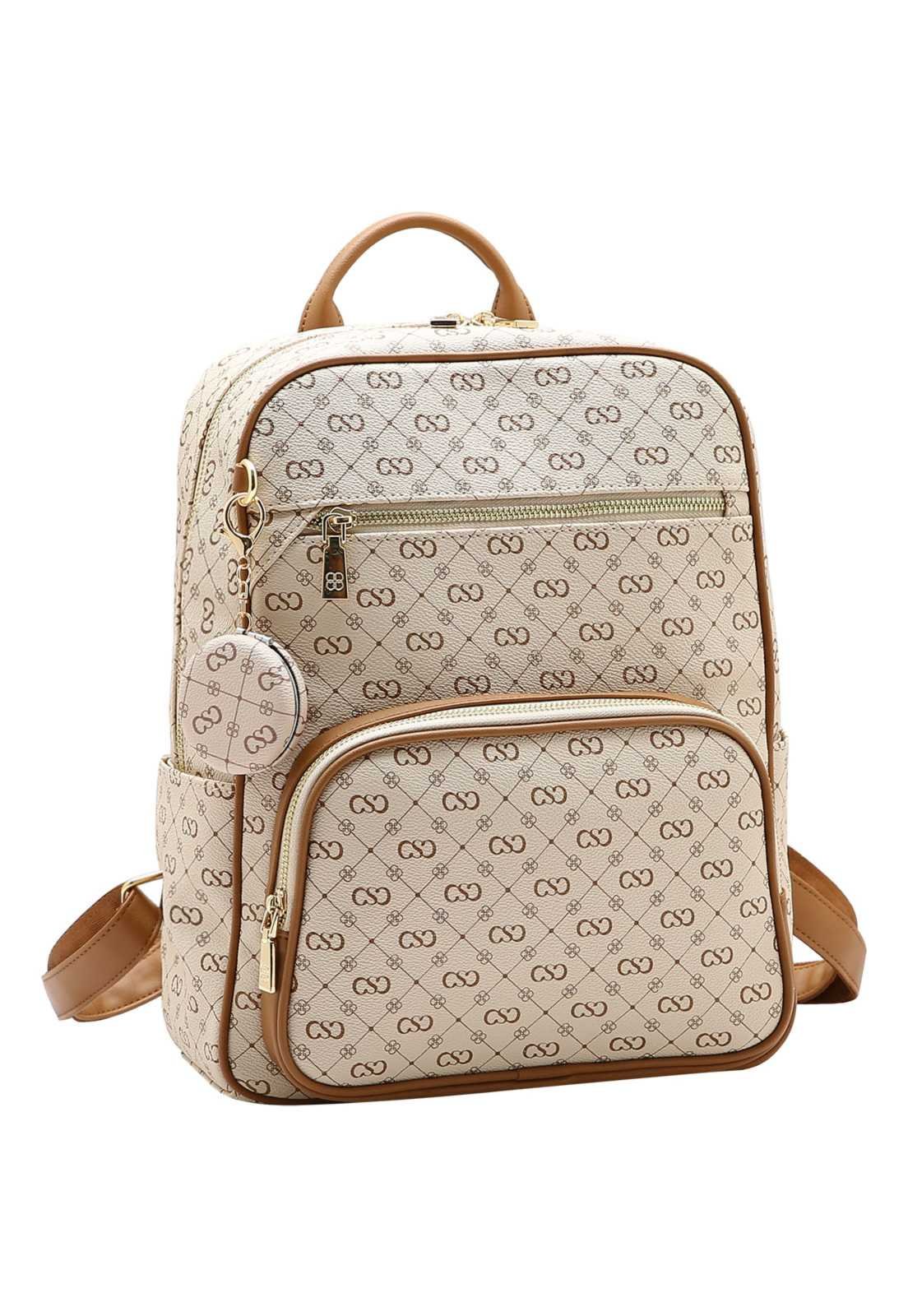 Mochila Feminina Chenson Monograma Elegance