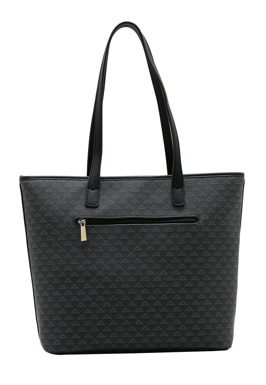 Bolsa Feminina Chenson Ombro New Elemento Gráfico Preto 3