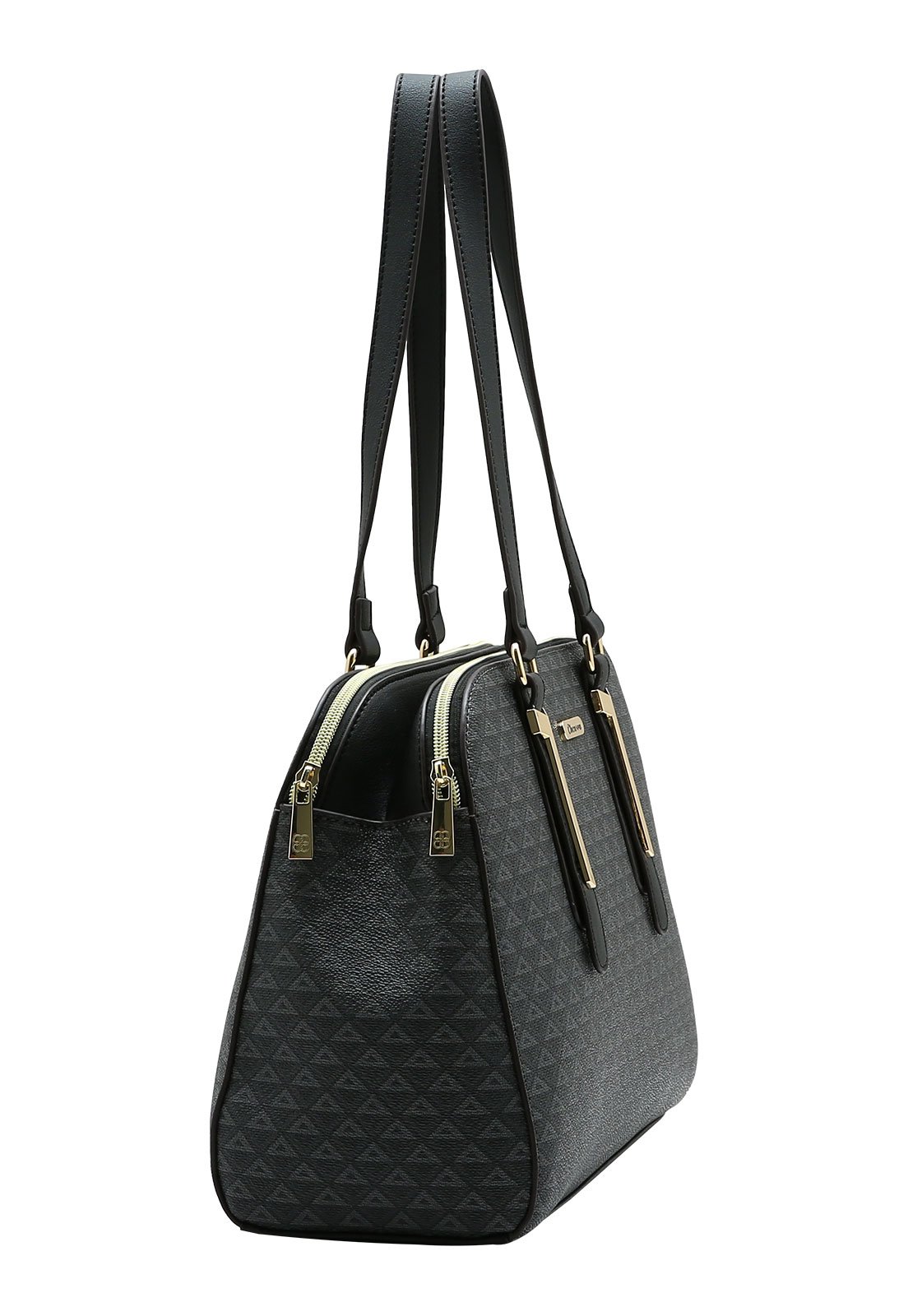Bolsa Feminina Chenson Ombro New Elemento Gráfico Preto 2
