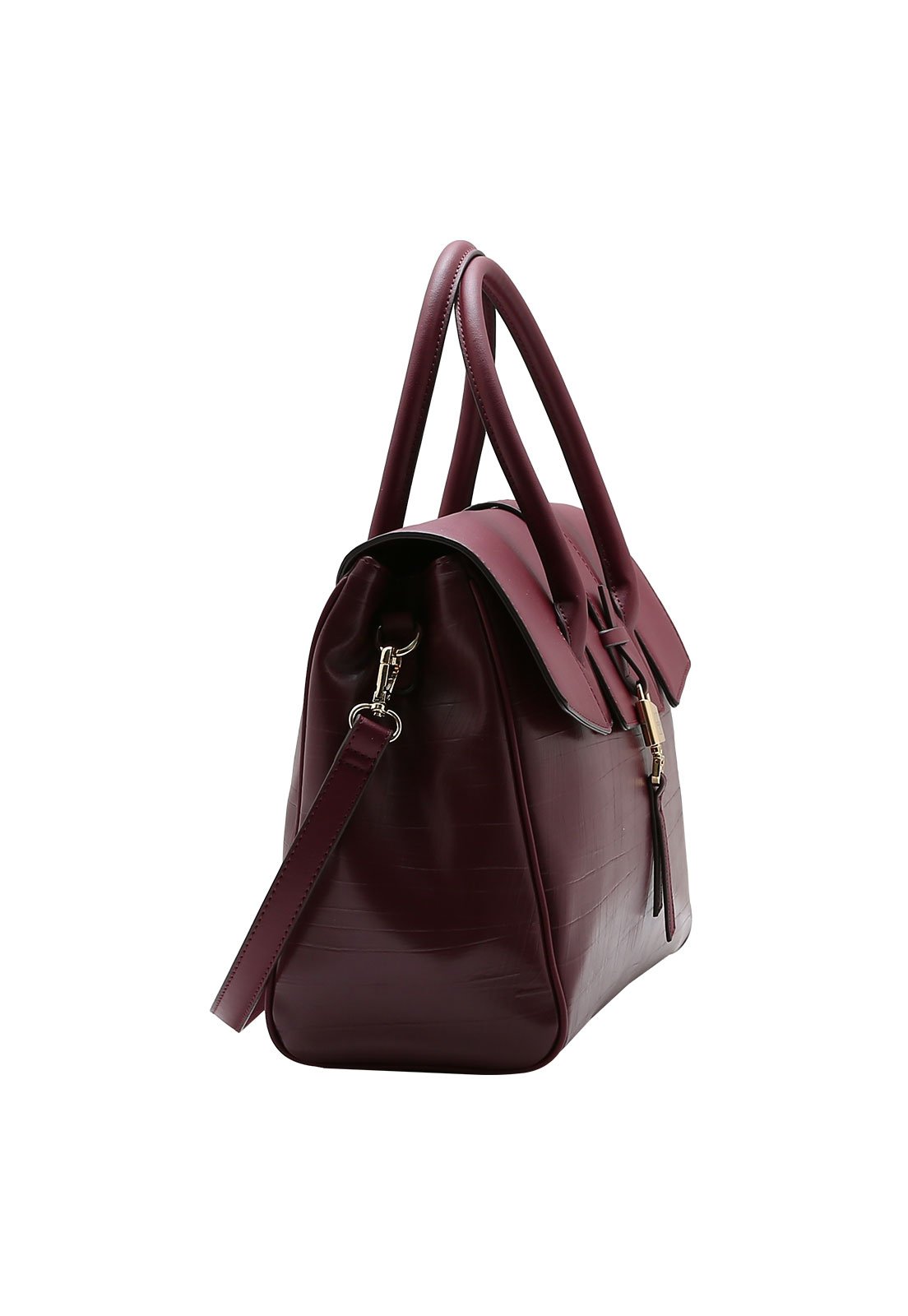 Bolsa Feminina Chenson Mão Office Chic Vinho 2