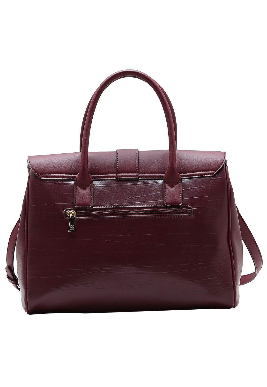 Bolsa Feminina Chenson Mão Office Chic Vinho 3