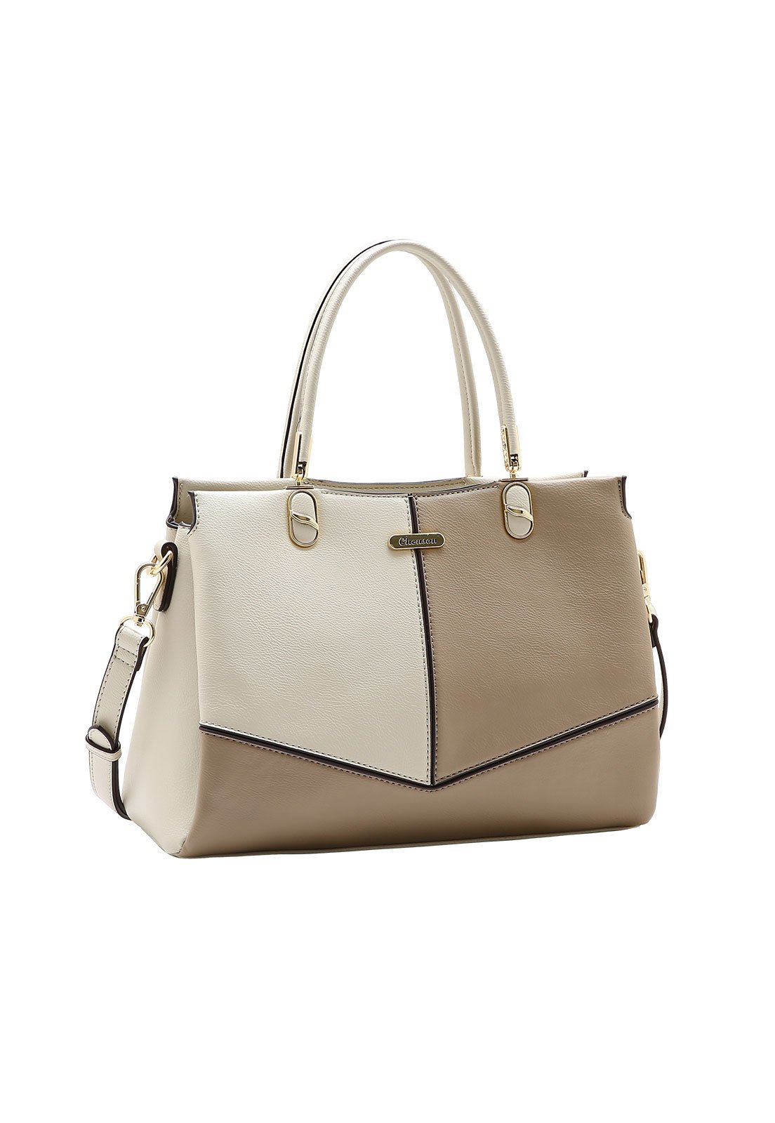 Bolsa Feminina Chenson Mão Patchwork Clássico