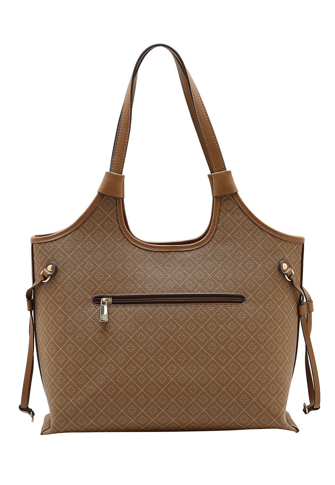 Bolsa Feminina Chenson  Elemento Gráfico Marrom 3