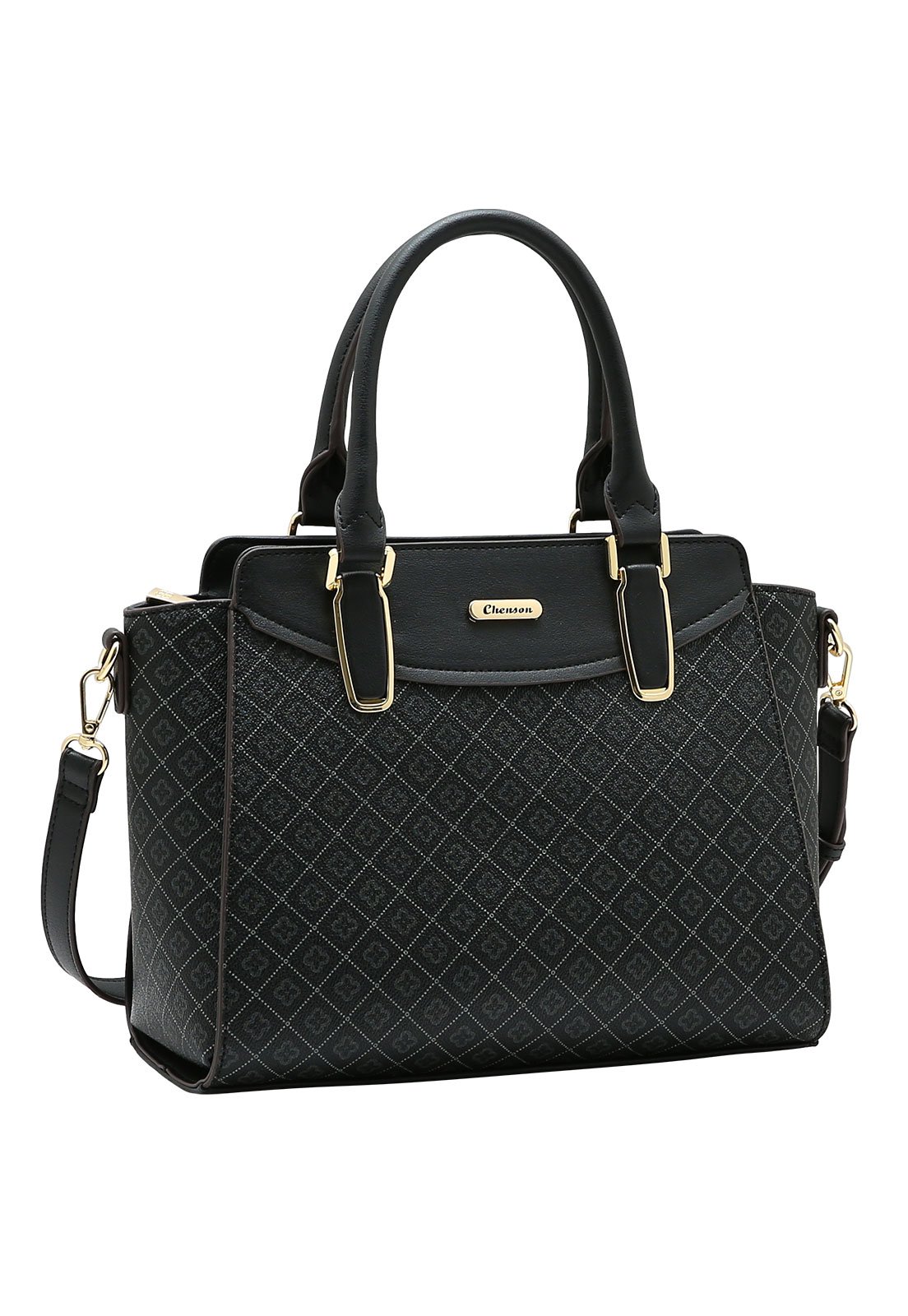 Bolsa Feminina Chenson Mão Elemento Gráfico