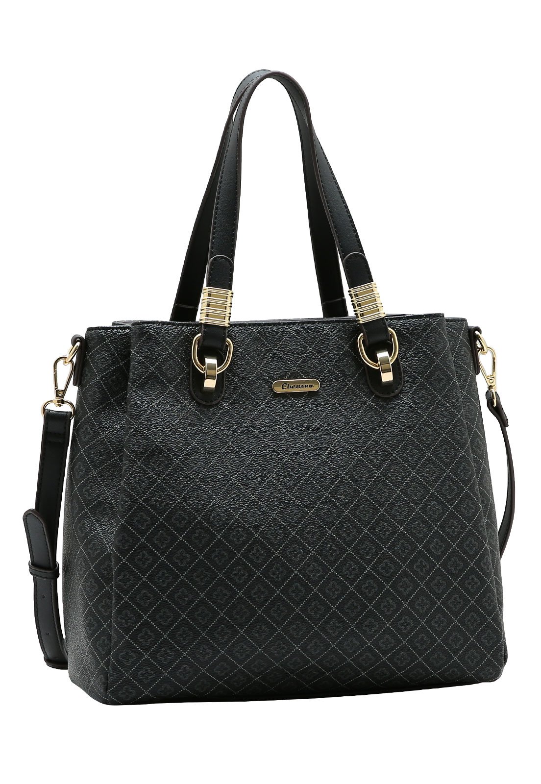 Bolsa Feminina Chenson Mão Elemento Gráfico