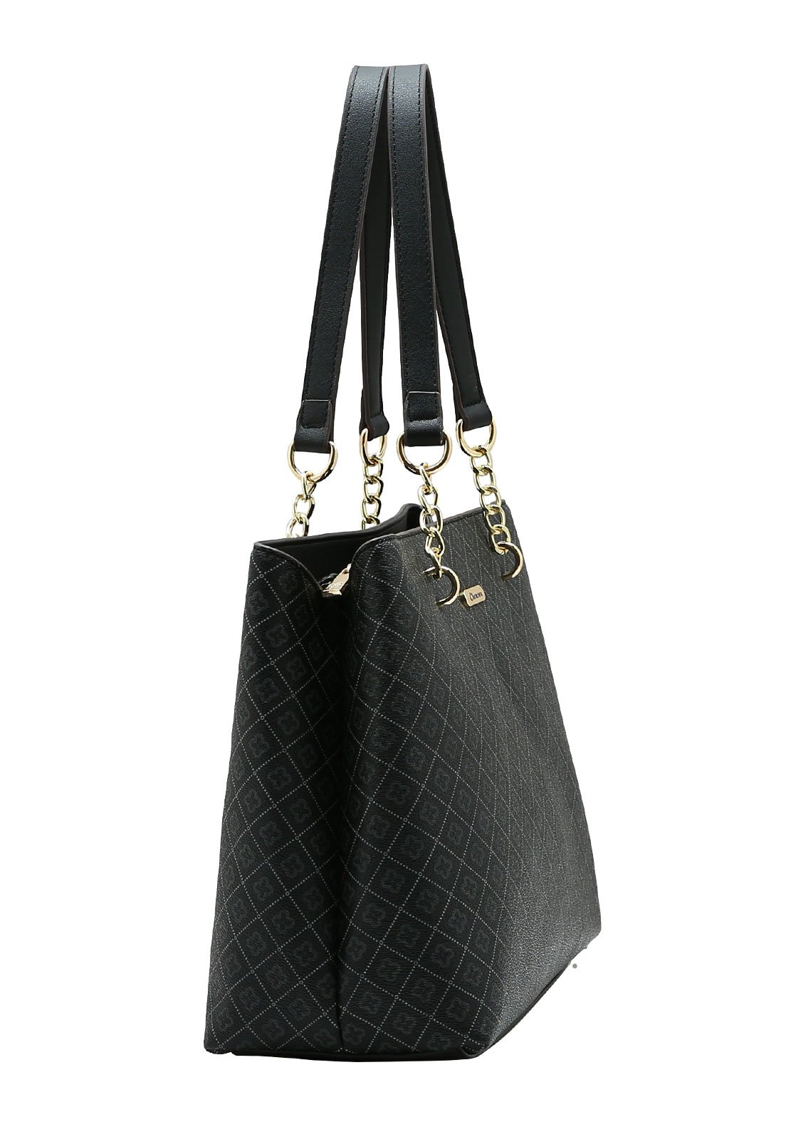 Bolsa Feminina Chenson Ombro Elemento Gráfico Preto 2