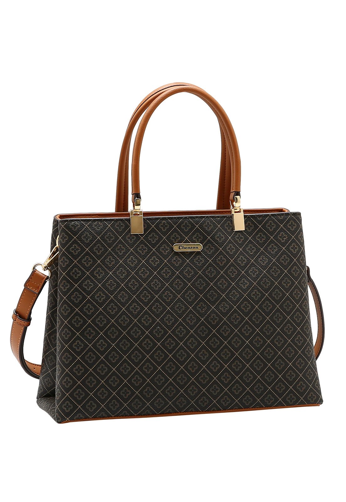 Bolsa Feminina Chenson Mão Elemento Gráfico