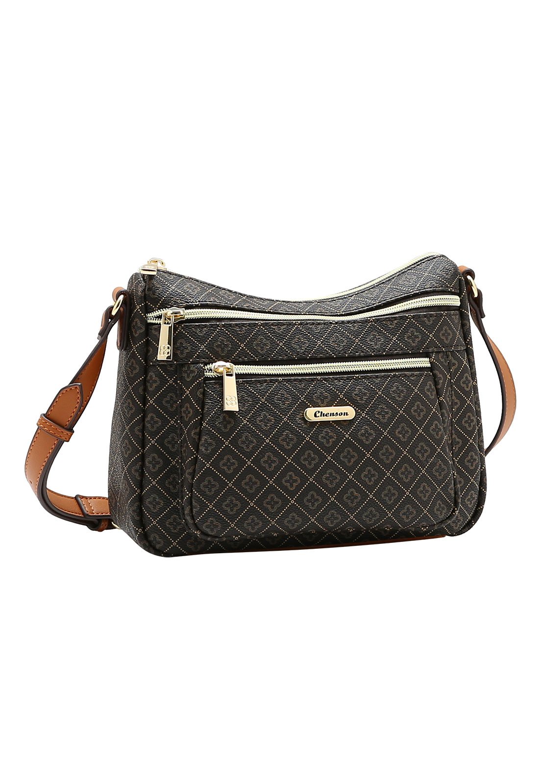 Bolsa Feminina Chenson Transversal Elemento Gráfico