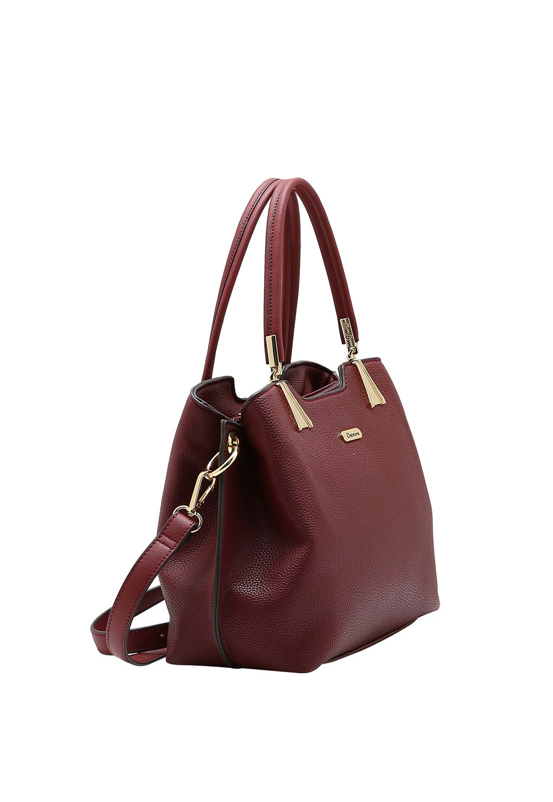 Bolsa Feminina Chenson Mão Contemporâneo Vinho 2