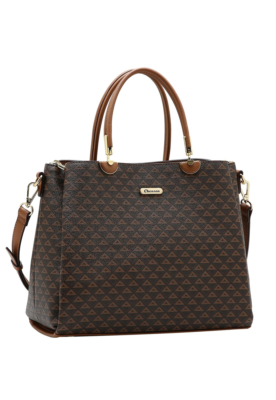 Bolsa Feminina Chenson Mão New Elemento Gráfico