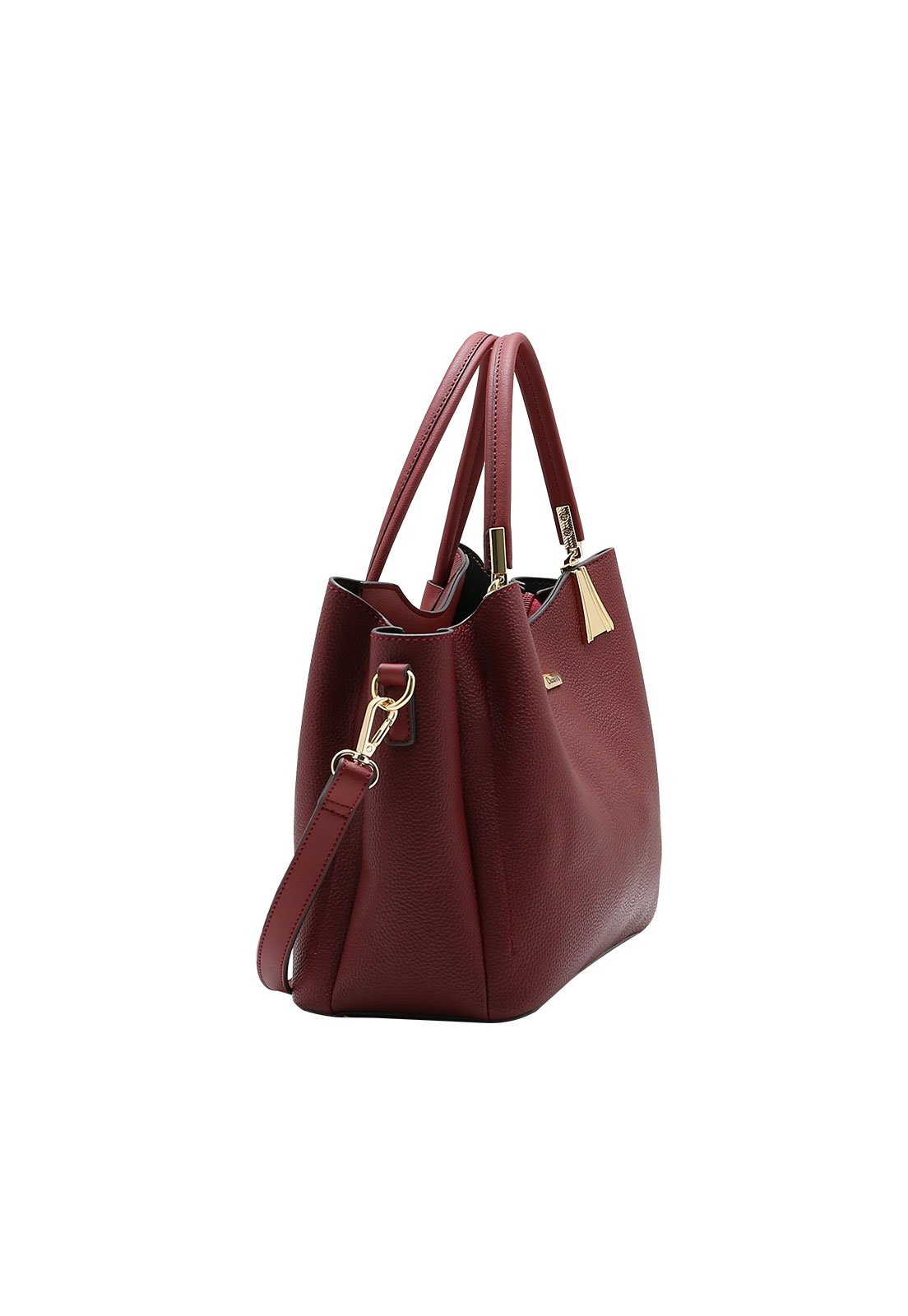 Bolsa Feminina Chenson Mão Contemporâneo Vinho 2