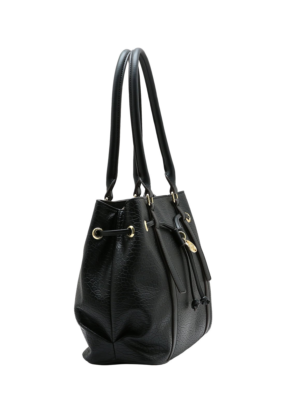 Bolsa Feminina Chenson Croco Soft Preto 2