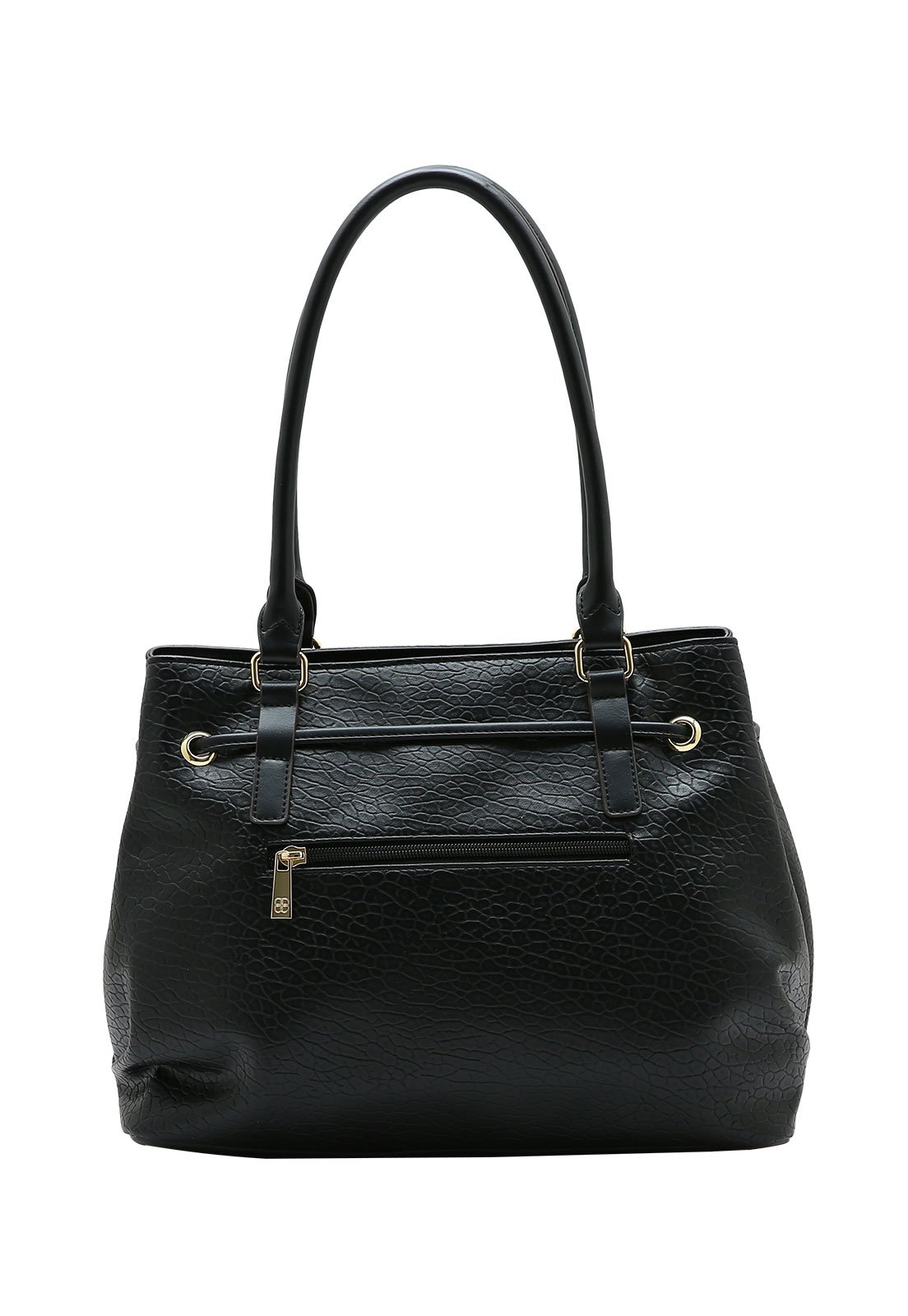 Bolsa Feminina Chenson Croco Soft Preto 3