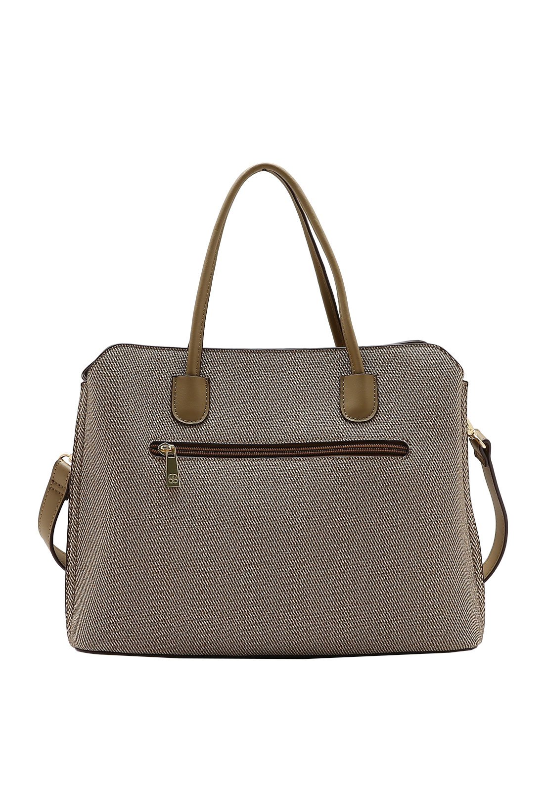 Bolsa Feminina Chenson Mão Clássico Chic Marrom 3