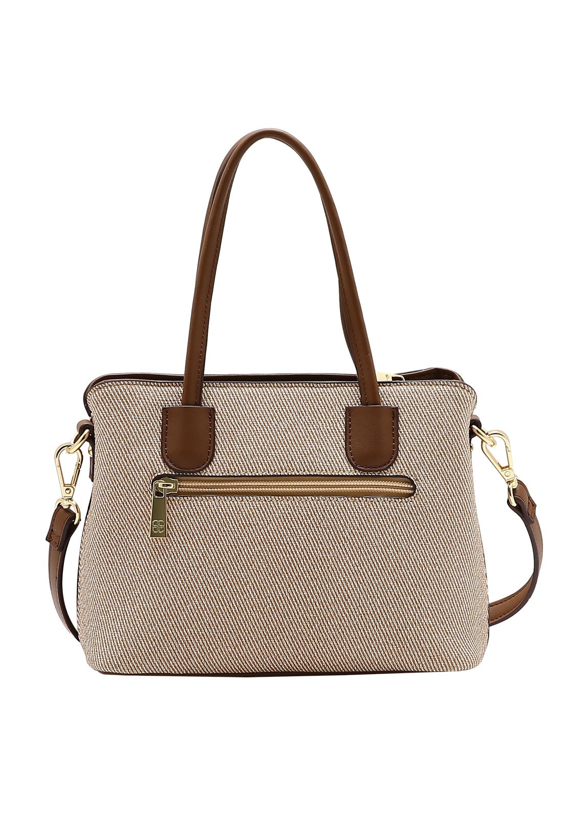 Bolsa Feminina Chenson Mão Clássico Chic Bege 3