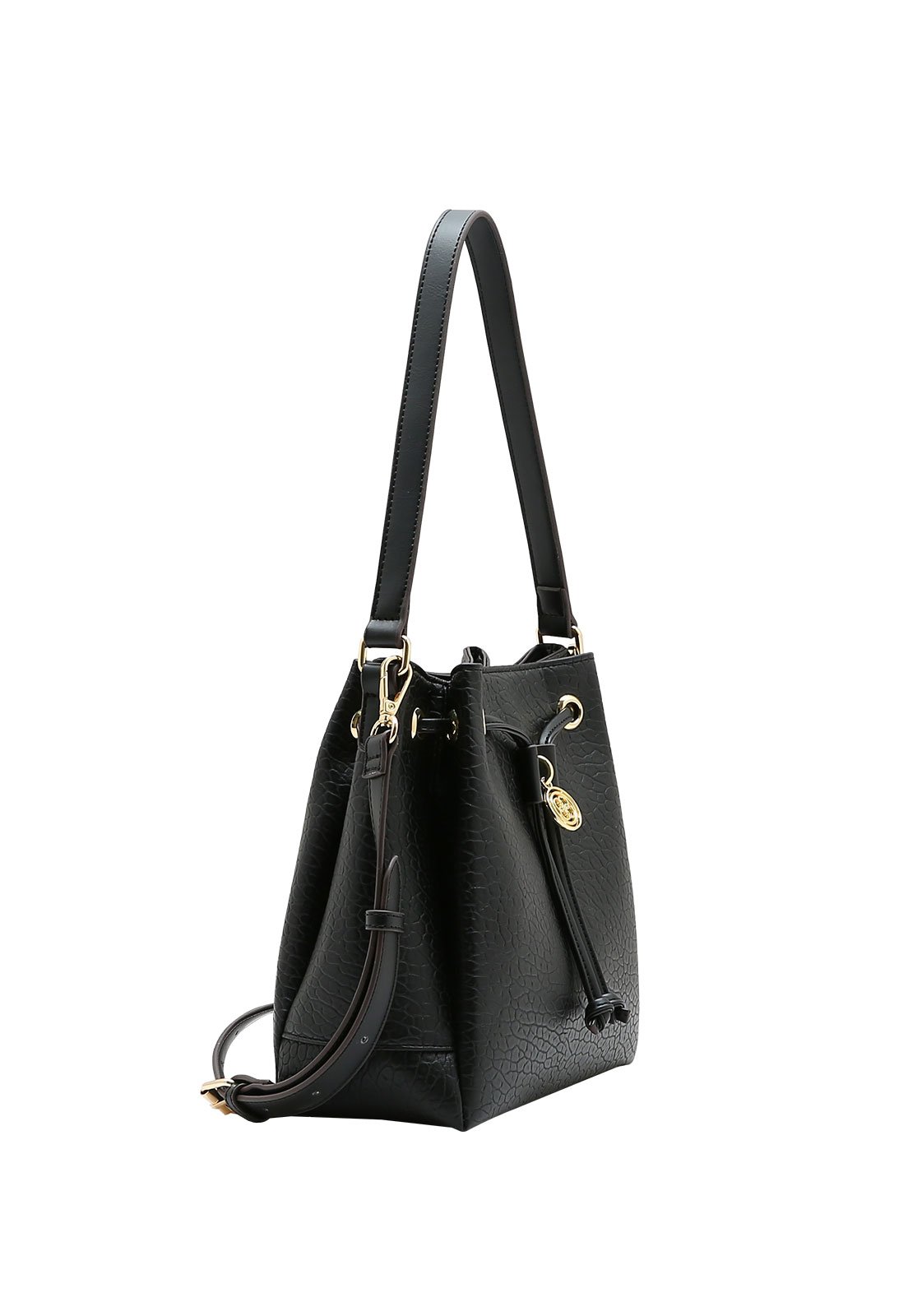 Bolsa Feminina Chenson Croco Soft Preto 2