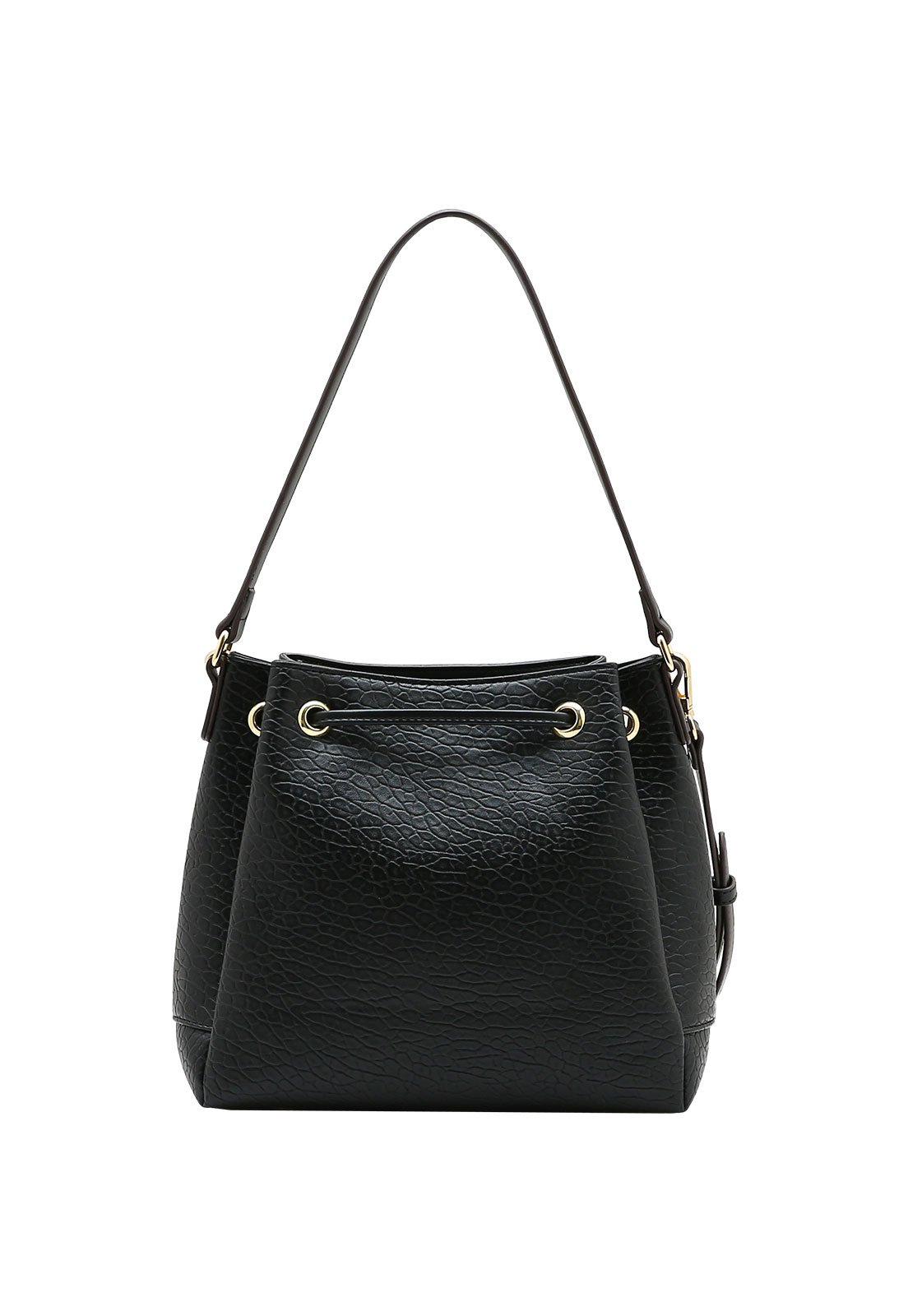 Bolsa Feminina Chenson Croco Soft Preto 3
