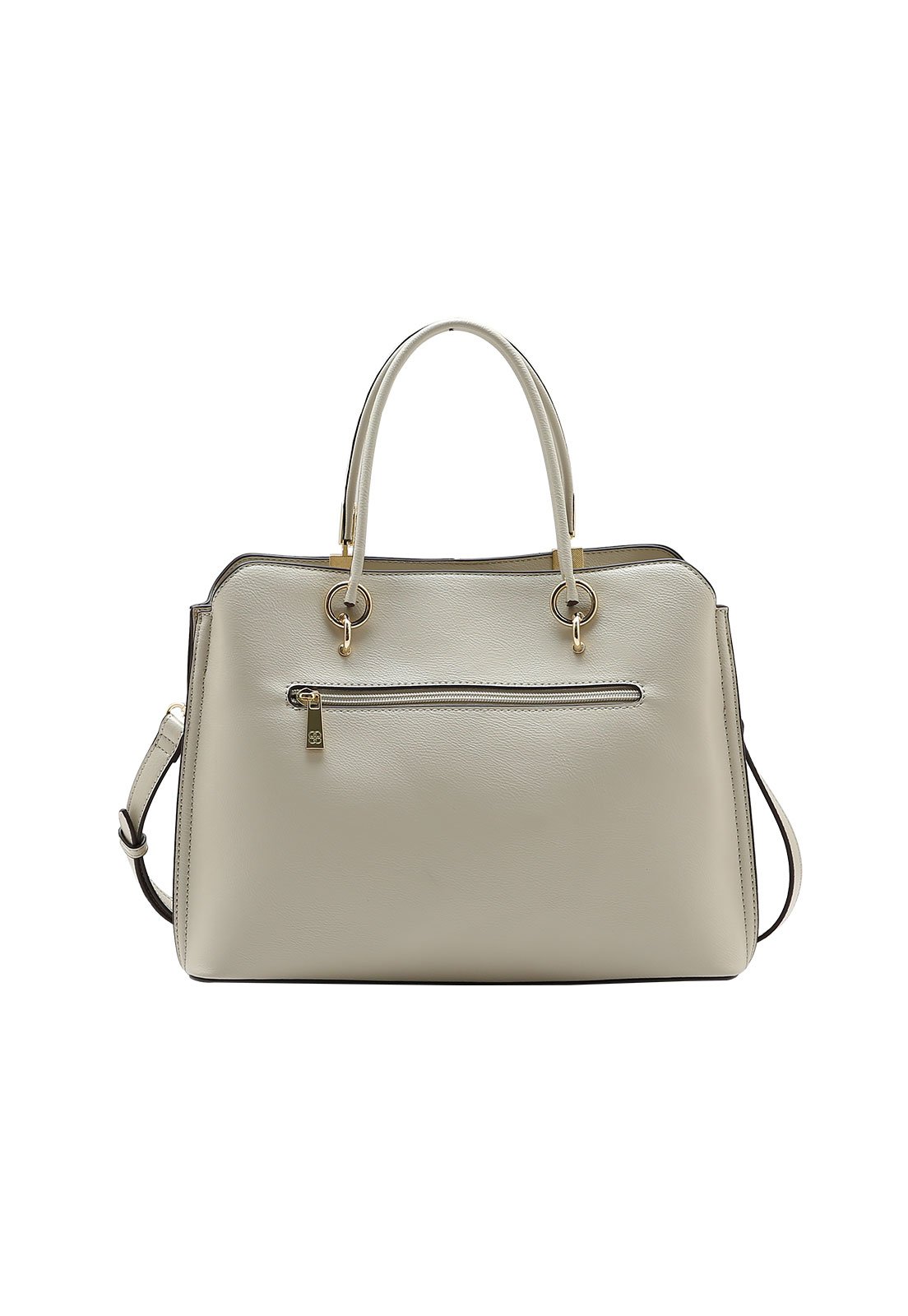 Bolsa Feminina Chenson Patchwork Clássico Bege 3