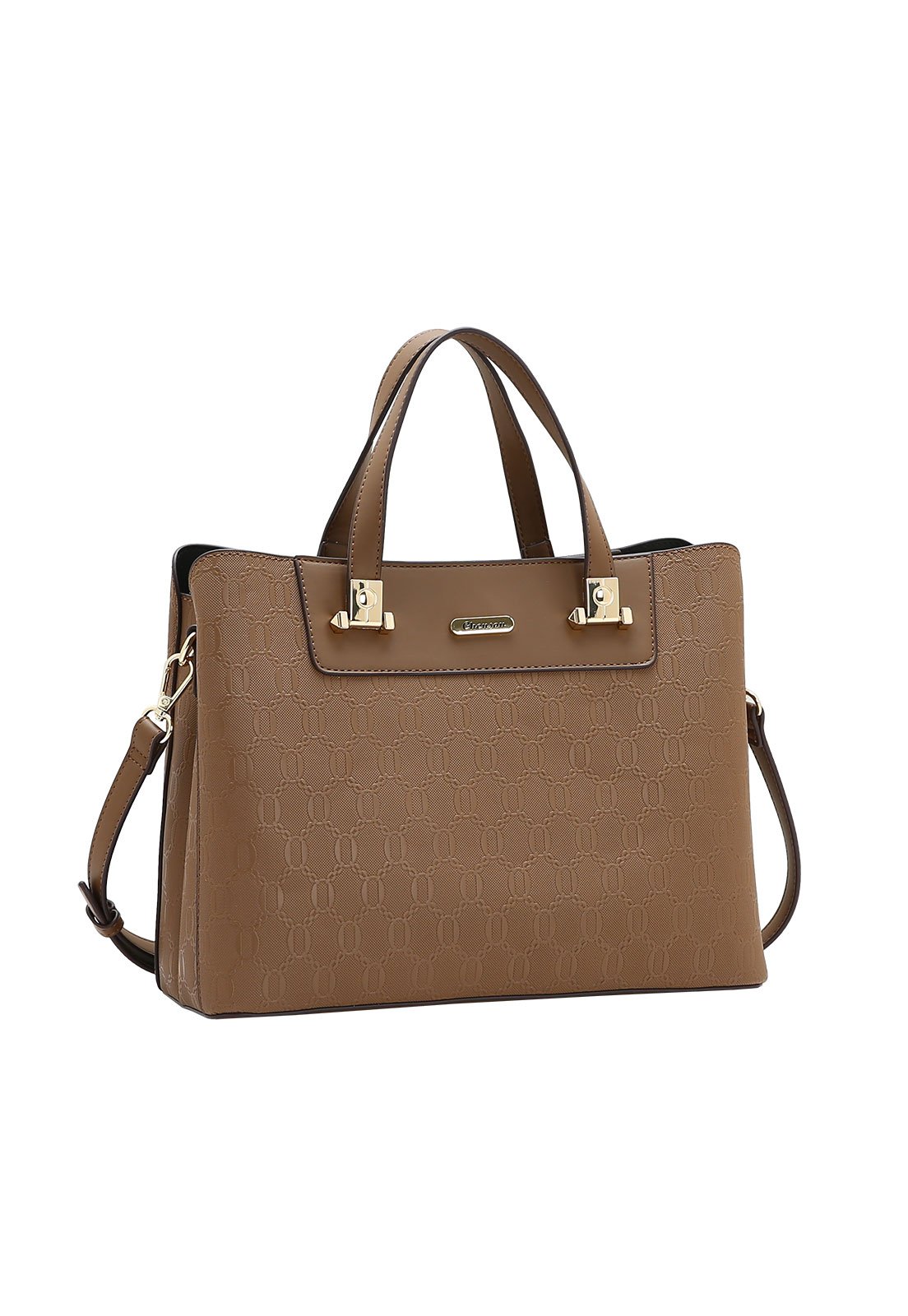 Bolsa Feminina Chenson Mão Textura Em Corrente