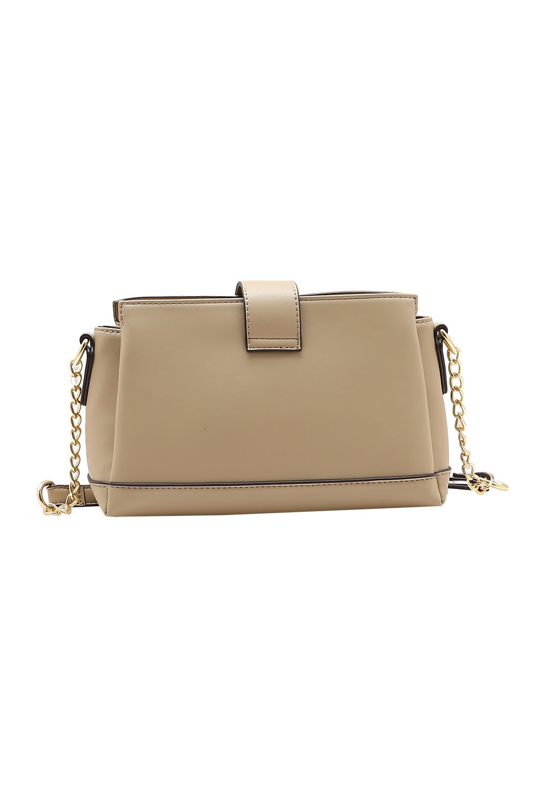 Bolsa Feminina Chenson Transversal Matelassê Elegance Bege 3