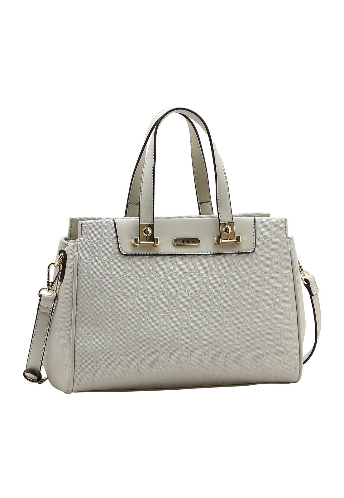 Bolsa Feminina Chenson Mão Textura Em Corrente