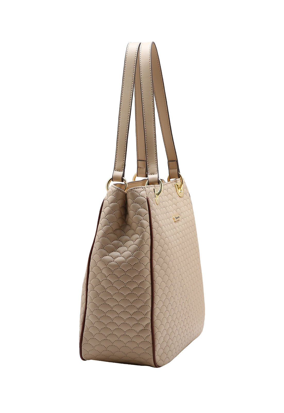 Bolsa Feminina Chenson  Matelassê Cute Bege 2