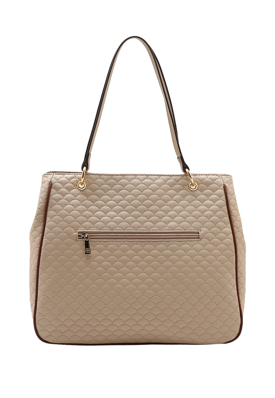 Bolsa Feminina Chenson  Matelassê Cute Bege 3