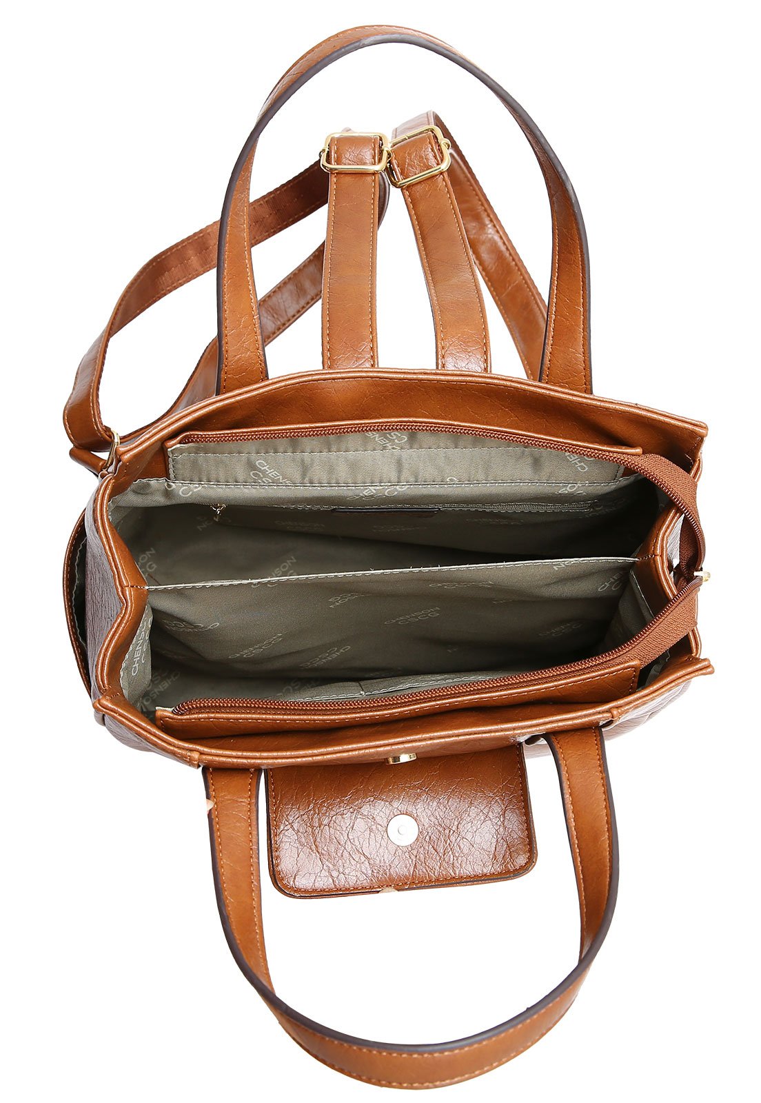 Mochila Feminina Chenson Boho Chic Marrom 4