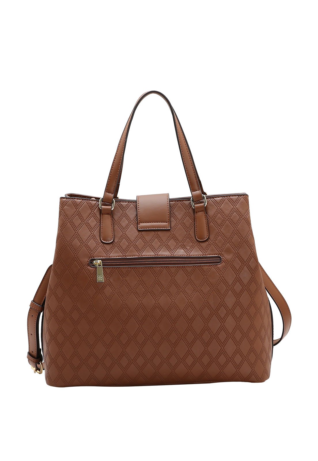 Bolsa Feminina Chenson Mão Texturizado Marrom 3