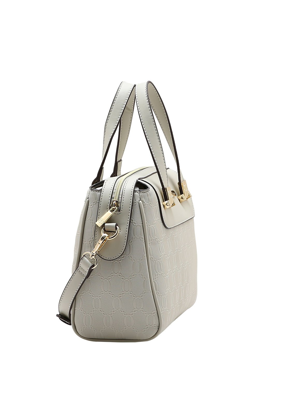 Bolsa Feminina Chenson  Textura Em Corrente Branco 2