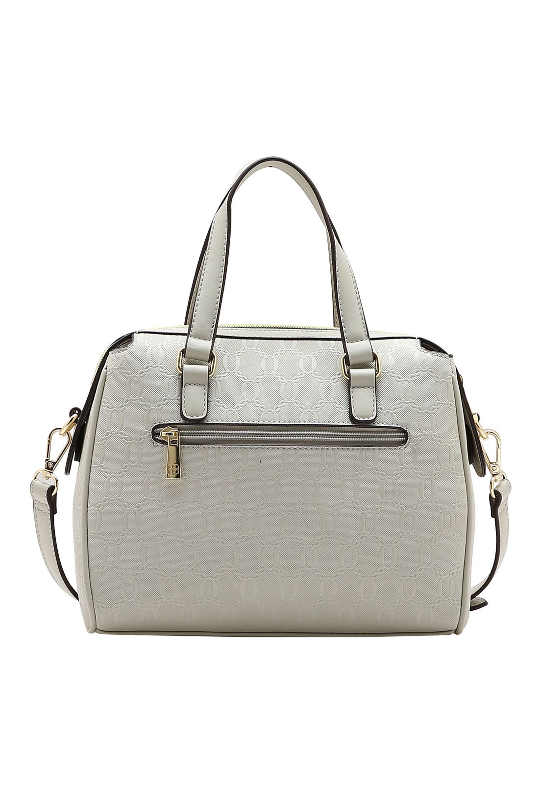 Bolsa Feminina Chenson  Textura Em Corrente Branco 3