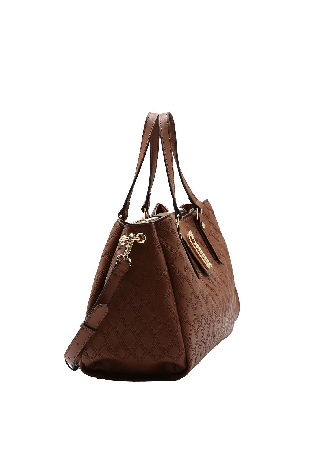 Bolsa Feminina Chenson Mão Texturizado Marrom 2