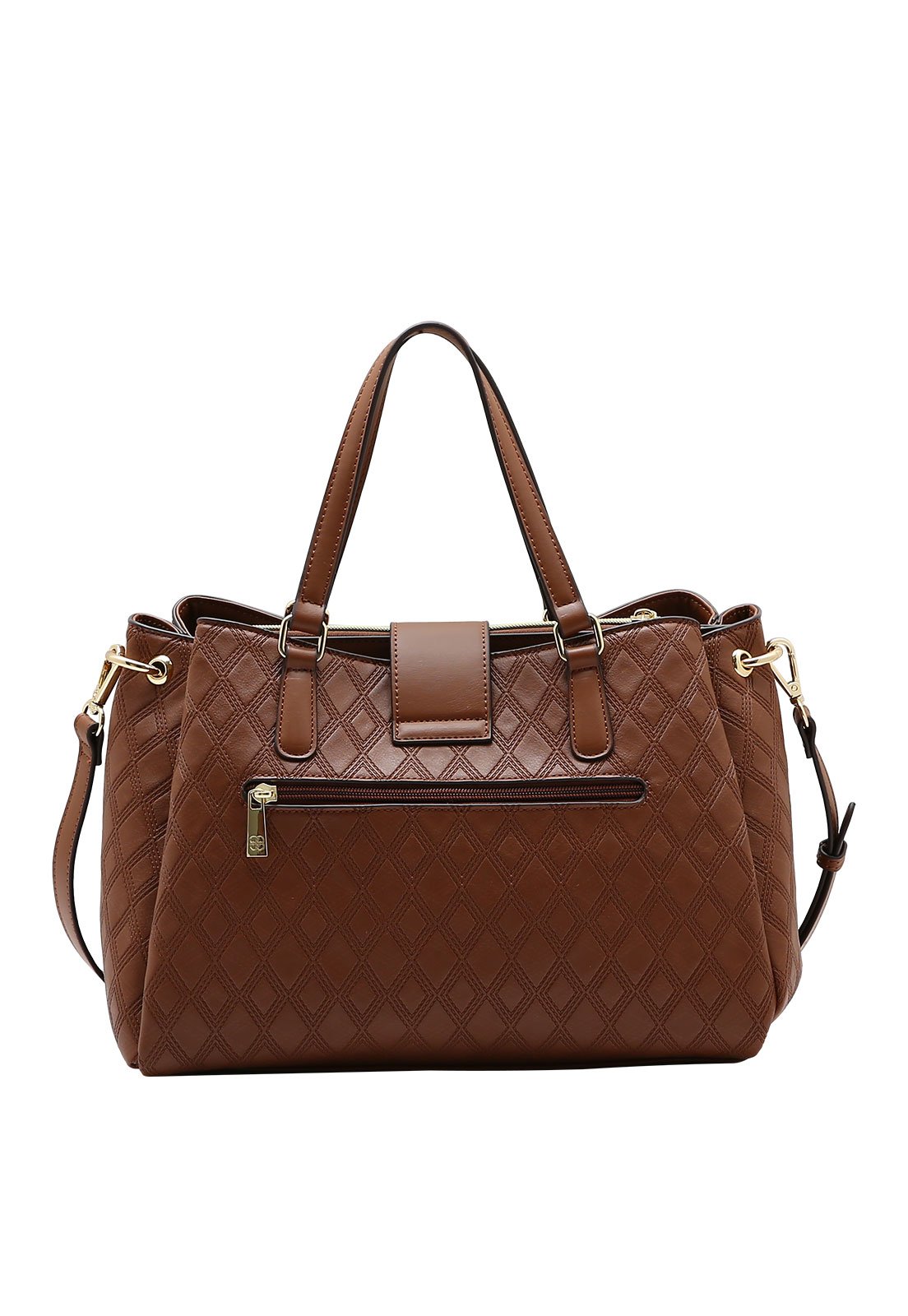 Bolsa Feminina Chenson Mão Texturizado Marrom 3