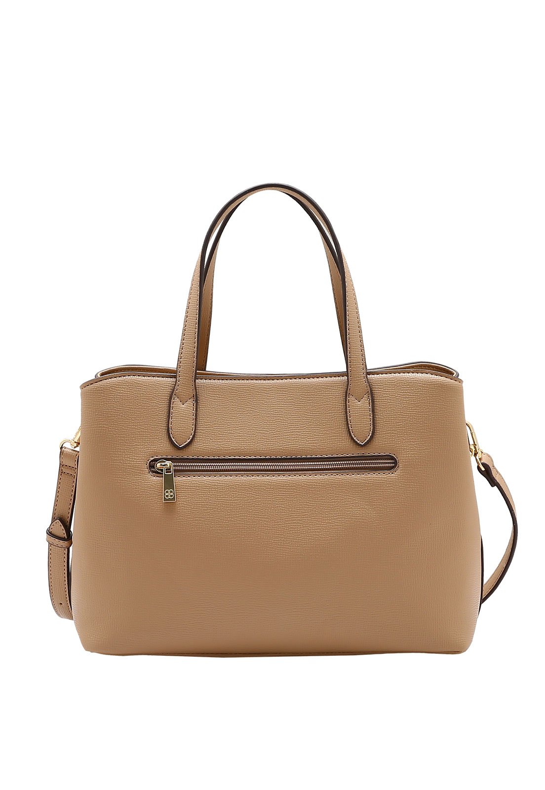 Bolsa Feminina Chenson Mão Elos Bege 3