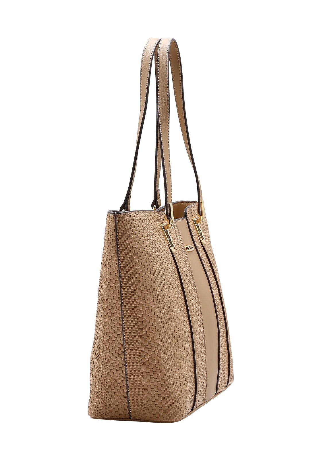 Bolsa Feminina Chenson Ombro Mini Tressê Bege 2