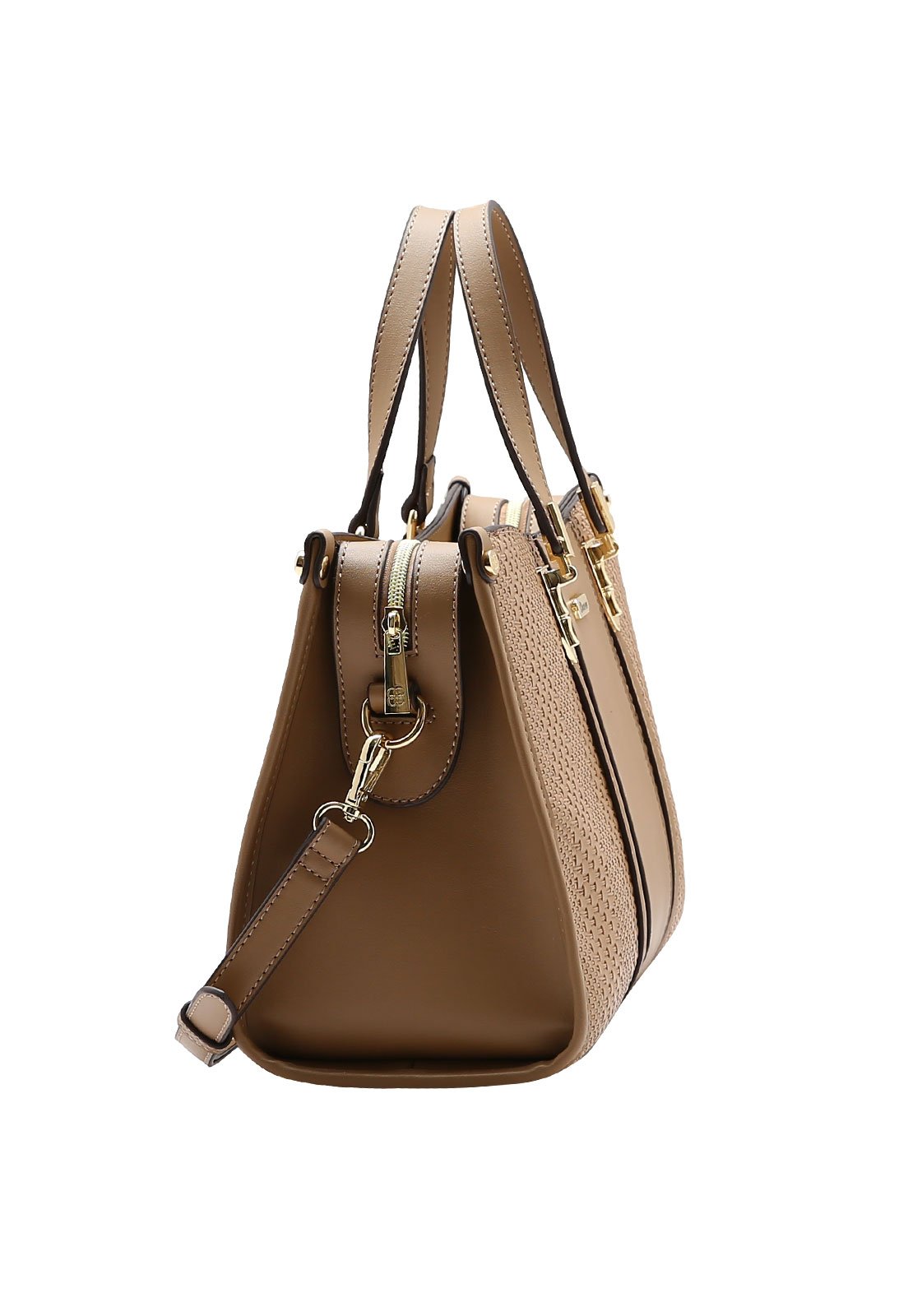 Bolsa Feminina Chenson Mão Mini Tressê Bege 2