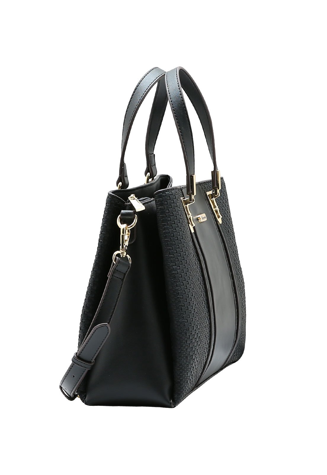 Bolsa Feminina Chenson Mão Mini Tressê Preto 2