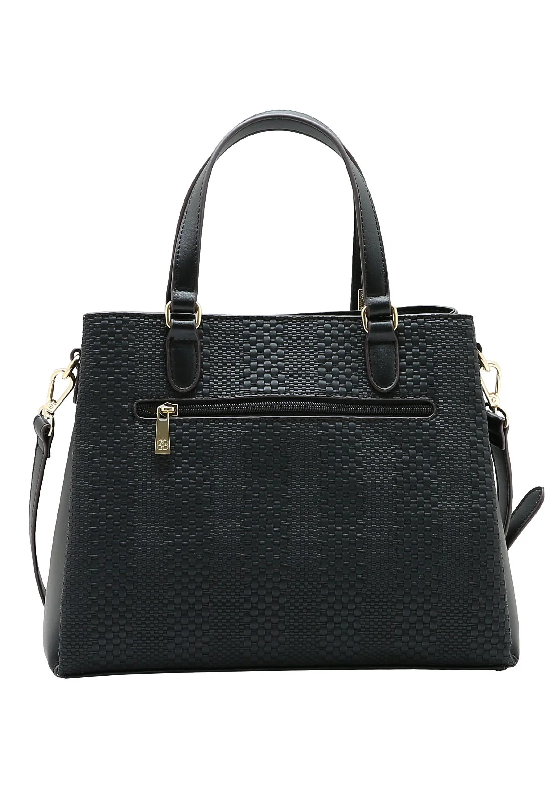Bolsa Feminina Chenson Mão Mini Tressê Preto 3