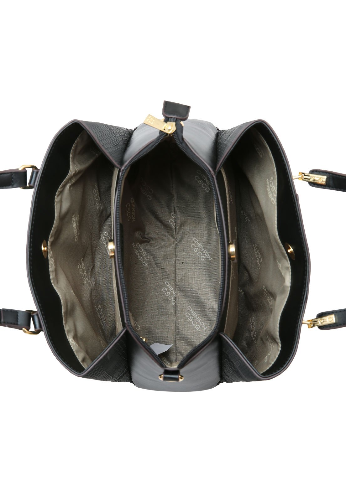 Bolsa Feminina Chenson Mão Mini Tressê Preto 4