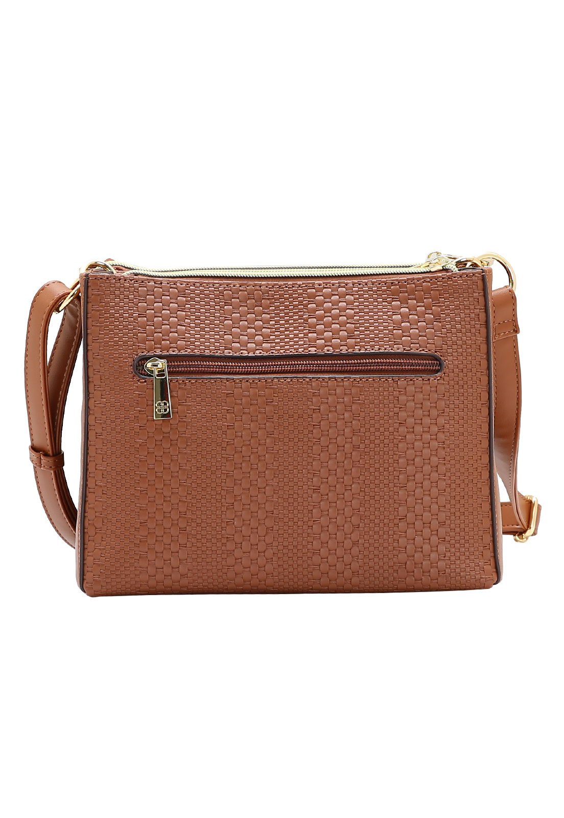 Bolsa Feminina Chenson Transversal Mini Tressê Marrom 3
