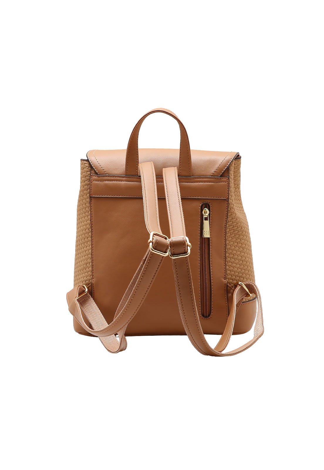 Mochila Feminina Chenson Mini Texturas Caramelo 3