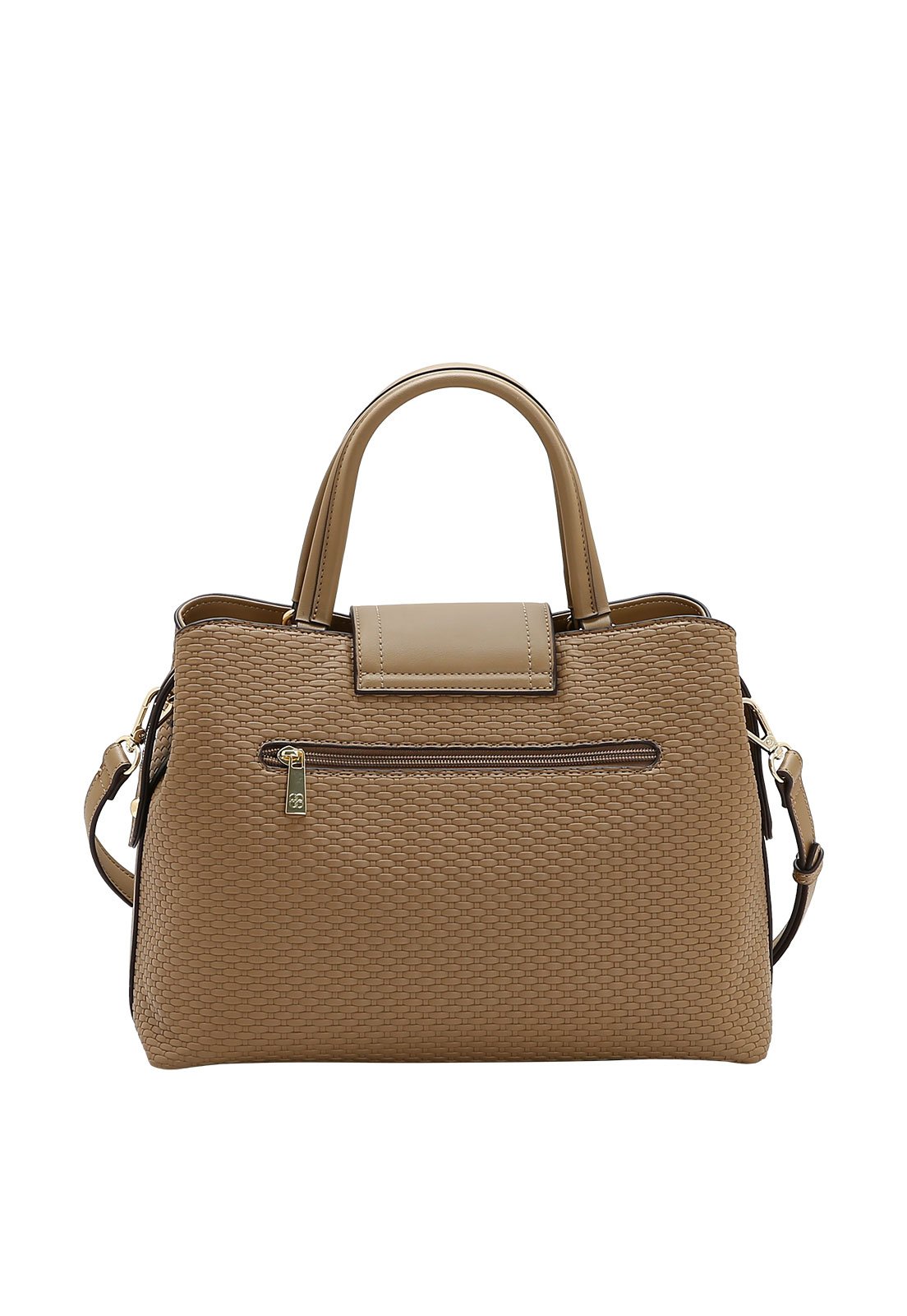 Bolsa Feminina Chenson Mão Mini Texturas Marrom 3