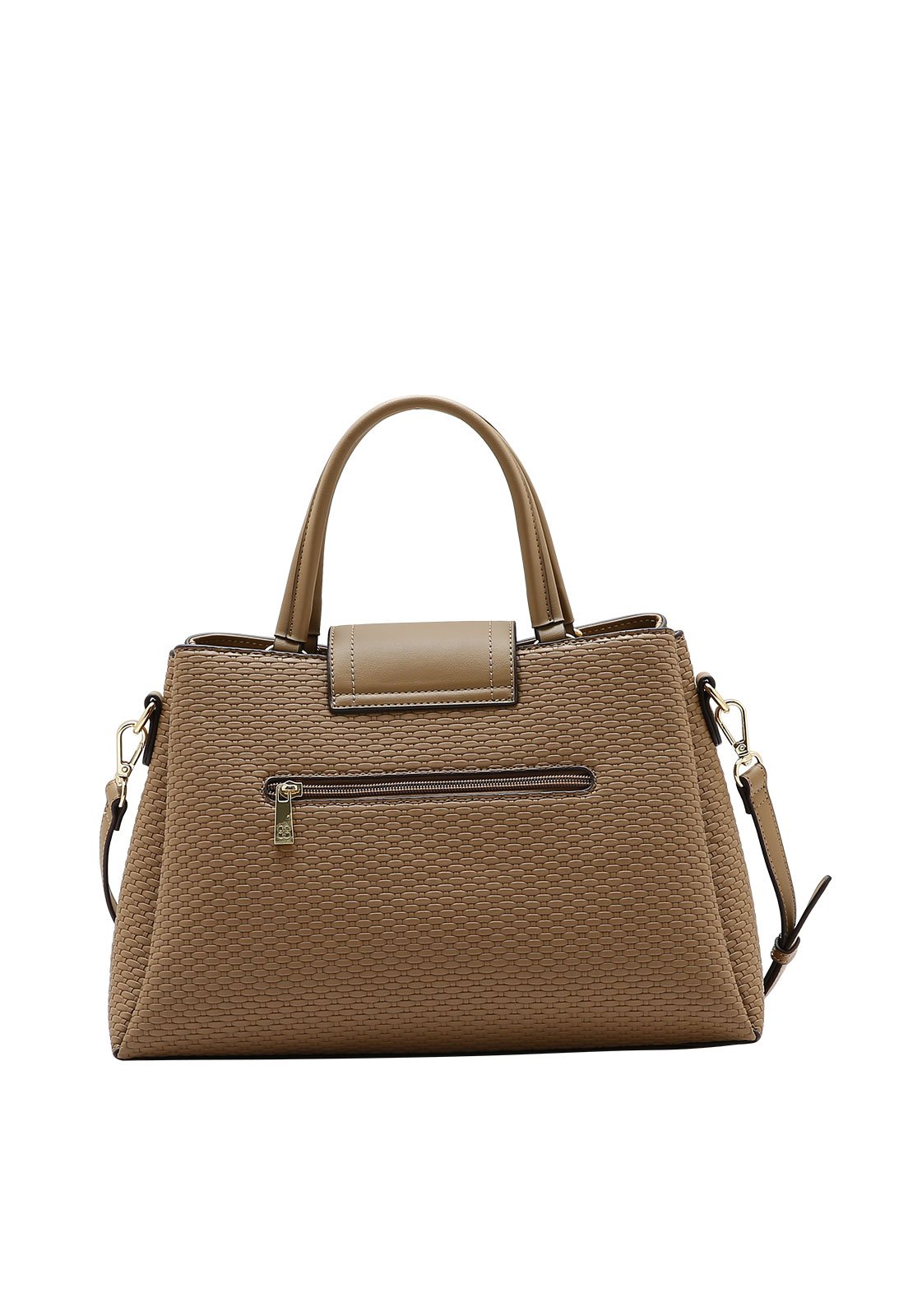 Bolsa Feminina Chenson Mão Mini Texturas Marrom 3