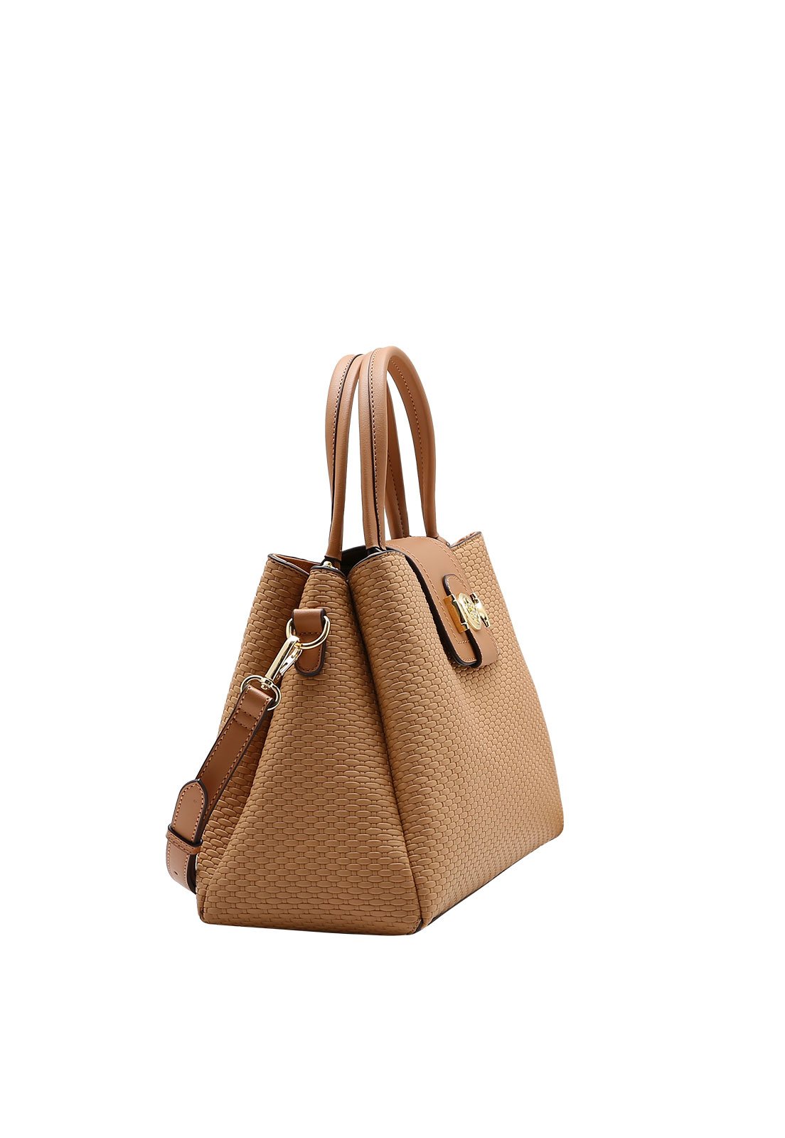 Bolsa Feminina Chenson Mão Mini Texturas Caramelo 2