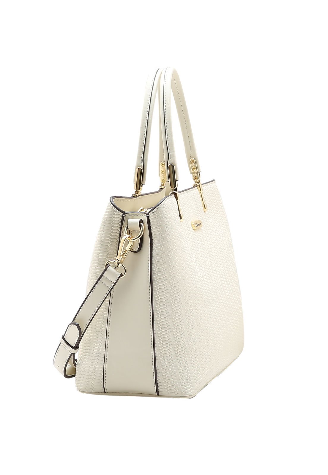 Bolsa Feminina Chenson Mão Ferragem Delicada Bege 2