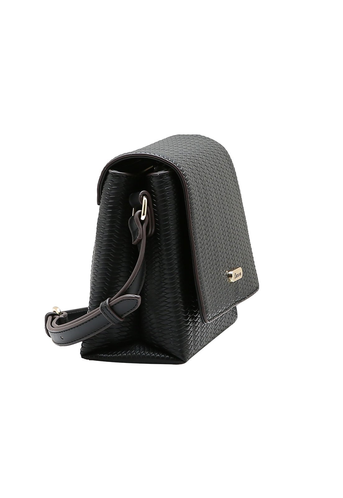 Bolsa Feminina Chenson Transversal Ferragem Delicada Preto 2