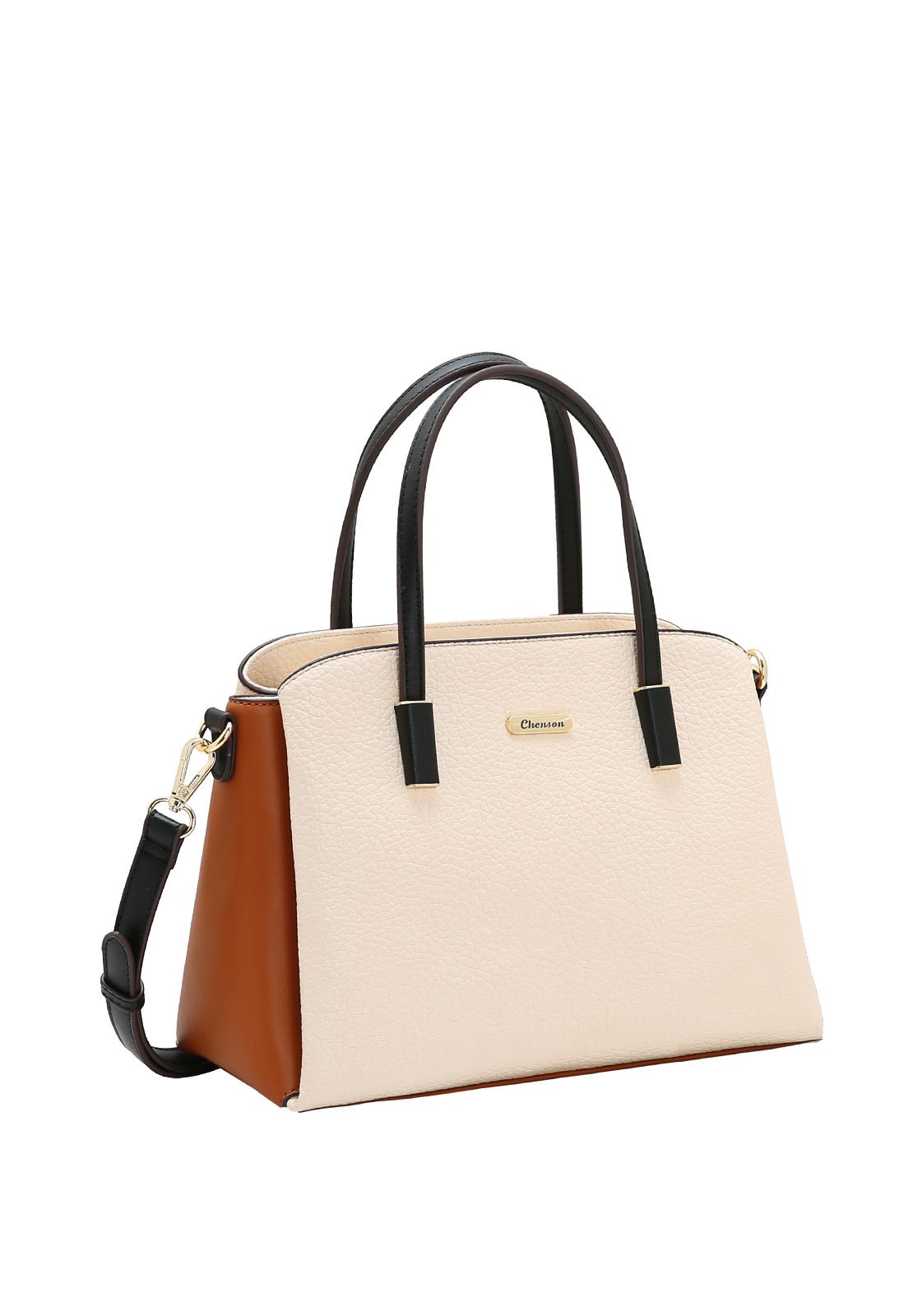 Bolsa Feminina Chenson Mão Contrastes