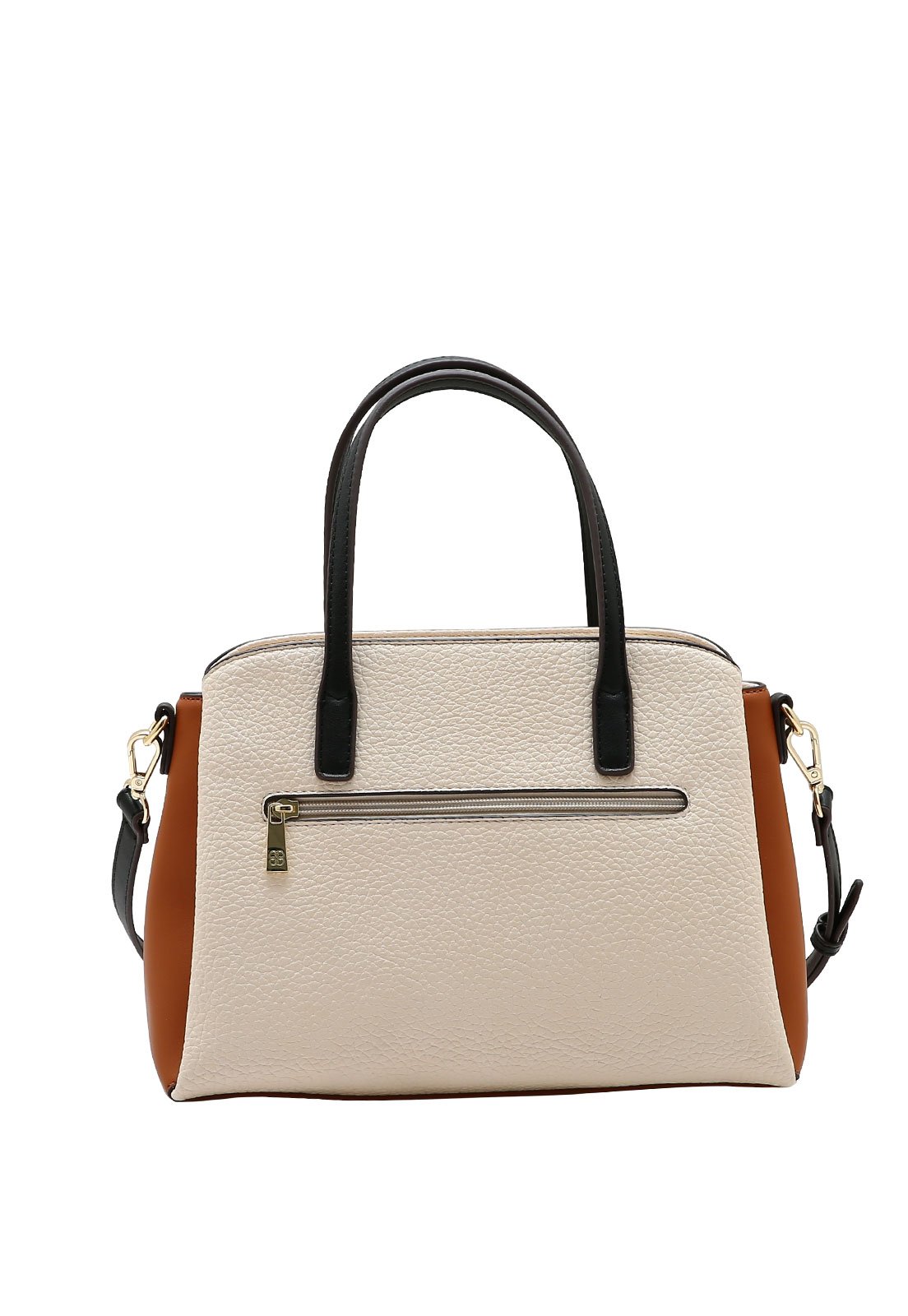 Bolsa Feminina Chenson Mão Contrastes Off White 3