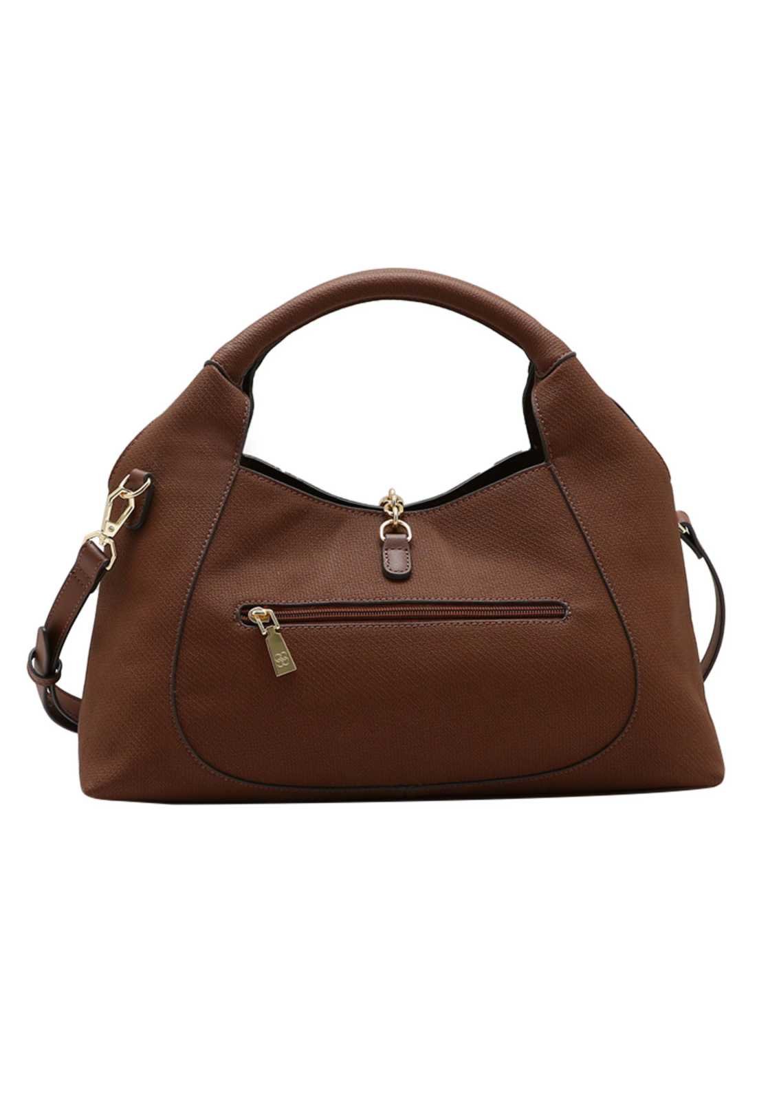Bolsa Feminina Chenson Hobo Contemporâneo Café 3